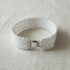 Bracelet Half Tila coloris Blanc nuage – perles Miyuki fait main en France