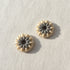 Pampilles rondes interchangeables coloris Beige – perles Miyuki fait main en France